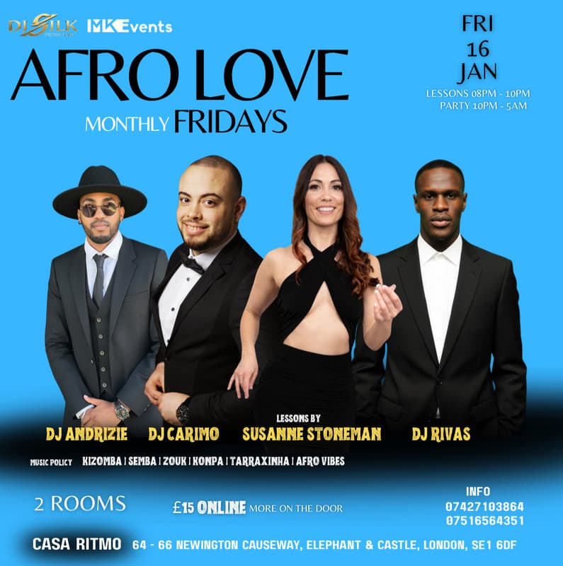 Afro Love (Monthly Fridays) event image