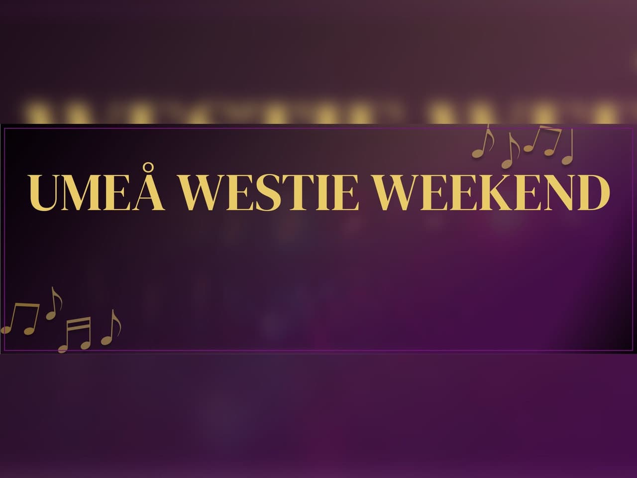 Umea Westie Weekend event image