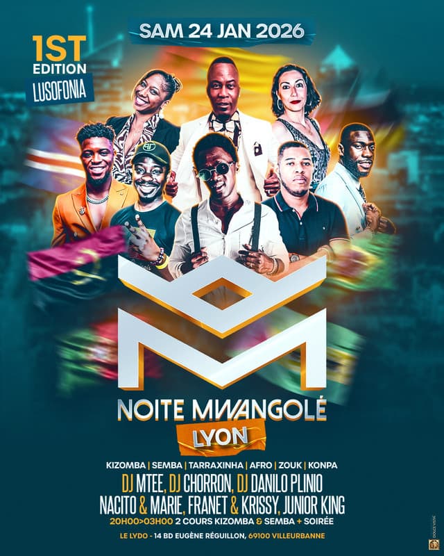 Noite Mwangolé Lyon | 1ére Édition - Lusofonia event image