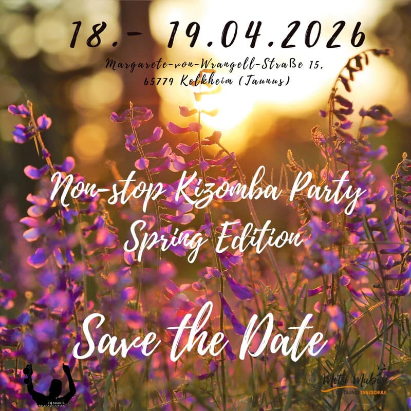 🌸🌸 Non-stop Kizomba Party - Spring Edition! 🌸🌸 event image